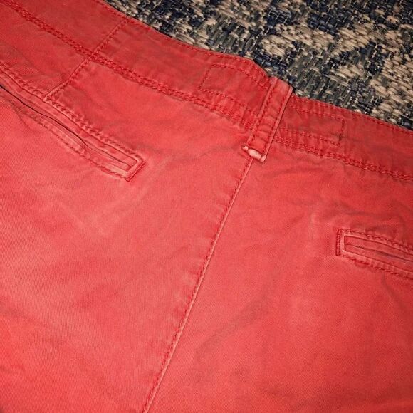 Vintage American Eagle Coral Prep Length Cargo Shorts Size 33 - Picture 13 of 13